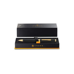 Custom Printed Coventry Classic Black Lacquer With Gold Tone Appointments Ballpoint Pen (Blue Ink) | Logo Branding Corporate Gift | UAE Delivery | Yalla Printing UAE