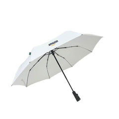 Custom Printed URBINO - Santhome RPET Auto-Open 23" Umbrella with SPF50 UV Protection - White – Personalized URBINO - Santhome RPET Auto-Open 23" Umbrella with SPF50 UV Protection - White | Yalla Printing, Dubai UAE