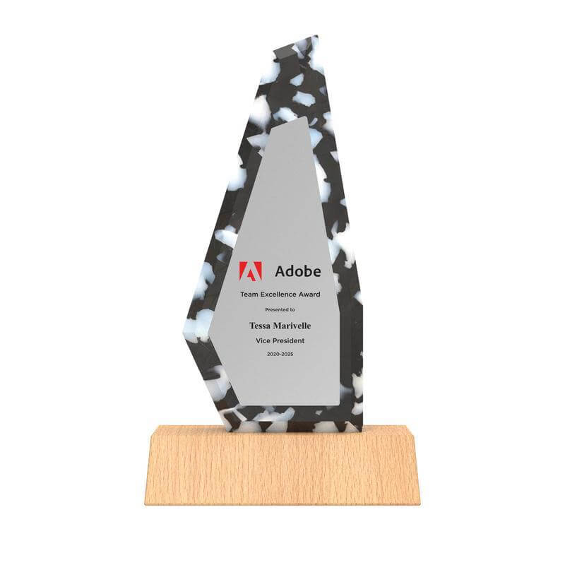 Custom Printed Rolle - Eco - Neutral® Waste - To - Wins® Fsc Beech Recycled Plastic Award | Exhibitions, Conferences, Corporate Events | Yalla Printing UAE