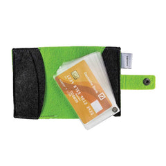 Custom Printed Eco - Neutral Felt Cards Holder - Dark Grey | Exhibitions, Conferences, Corporate Events | Yalla Printing UAE