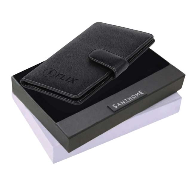 Custom Printed Torreon - Santhome Travel Wallet In Genuine Leather (Anti - Microbial) | Exhibitions, Conferences, Corporate Events | Yalla Printing UAE