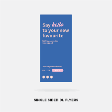 Custom DL Single-Sided Flyer – 99x210mm, Full-Color Printing on Premium Paper | Free Design Services | Yalla Printing