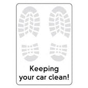 Car Foot Mat Paper 58x42 CM, 100 GSM, 5000 pcs - Yalla Printing