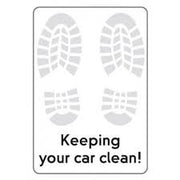 Car Foot Mat Paper 58x42 CM, 100 GSM, 5000 pcs - Yalla Printing
