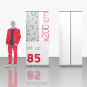 85cm x 200cm Roll-Up Banner - Portable and Professional Display Solution Custom Design - Yalla Printing