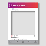 Custom Instagram-Themed Selfie Cutout Frame - Perfect for Any Event! - Yalla Printing