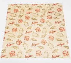Custom Sandwich Paper – 1 Color, 1-Sided Print with Food Grade Ink (39x29 cm) | Yalla Printing - Yalla Printing