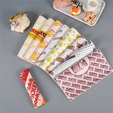 Custom Sandwich Paper – 1 Color, 1-Sided Print with Food Grade Ink (34x32 cm) | Yalla Printing - Yalla Printing