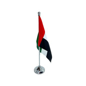 Custom Table Flag with Stand | Premium Display for Desks & Events | Yalla Printing - Yalla Printing