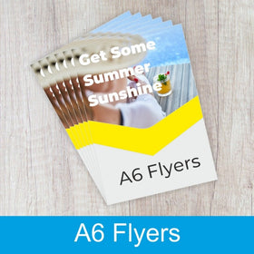 A6 Single-Sided Flyer – Compact, High-Impact Marketing with Premium Full-Color Printing | Custom Design Included | Yalla Printing