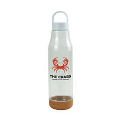 Custom Printed RPET Bottles With Cork Base, Twist - Off Lid, Handle 720Ml - Eco - Friendly RPET | Logo Branding Corporate Gift | UAE Delivery | Yalla Printing UAE