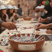 UAE National Day Pens – 54th Eid Al Etihad Edition | Flag Color Ballpoint Pens with National Emblem Print | Yalla Printing UAE