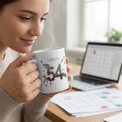 UAE National Day Mug – 54th Eid Al Etihad Edition | Ceramic Souvenir Mug with National Emblem Print | Yalla Printing UAE