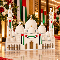 UAE National Day Sheikh Zayed Grand Mosque Cutout