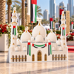 UAE National Day Sheikh Zayed Grand Mosque Cutout – view 2
