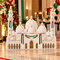 UAE National Day Sheikh Zayed Grand Mosque Cutout – view 3