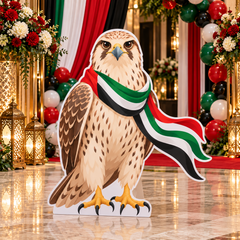 UAE National Day Falcon with Flag Scarf Cutout – view 2