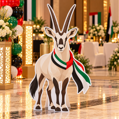 UAE National Day Arabian Oryx Heritage Cutout – view 2