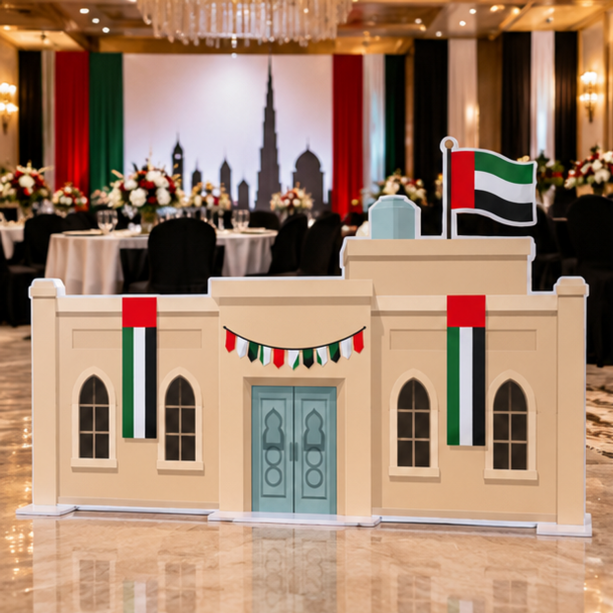 UAE National Day Heritage House Gate Cutout