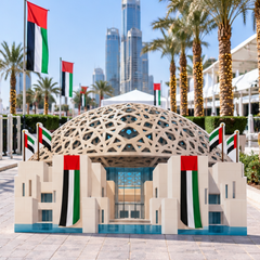 UAE National Day Dome Pavilion Cutout – view 2