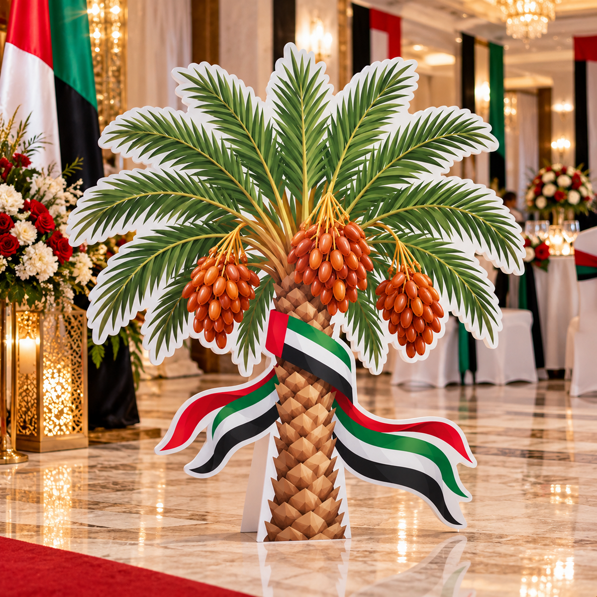 UAE National Day Date Palm Tree Cutout