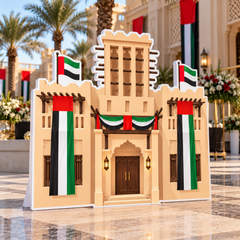 UAE National Day Heritage Wind Tower Cutout