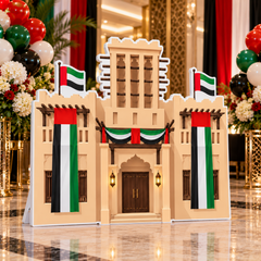 UAE National Day Heritage Wind Tower Cutout – view 2