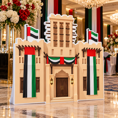 UAE National Day Heritage Wind Tower Cutout – view 3