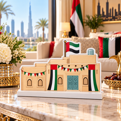 UAE National Day Heritage Courtyard House Tabletop Model – view 2