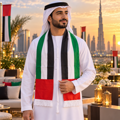 UAE National Day Flag Colour-Block Scarf – view 3