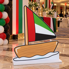 UAE National Day Heritage Dhow Boat Cutout – view 3