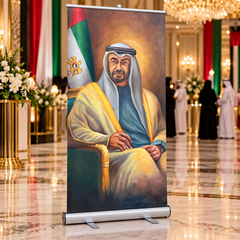 UAE National Day Traditional Leadership Art Roll-Up Banner – view 3
