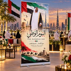 UAE National Day Spirit of the Union Roll-Up Banner