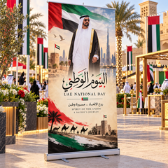 UAE National Day Spirit of the Union Roll-Up Banner – view 2
