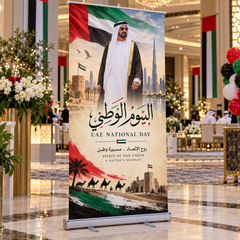UAE National Day Spirit of the Union Roll-Up Banner – view 3
