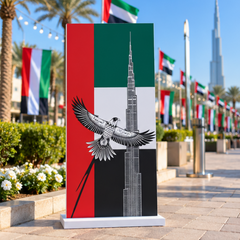 UAE National Day Burj Khalifa & Falcon Display Cutout – view 3