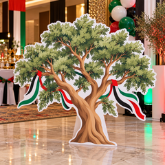 UAE National Day Ghaf Tree & Ribbon Cutout – view 3